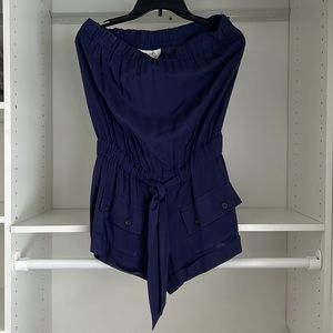 Navy blue romper
